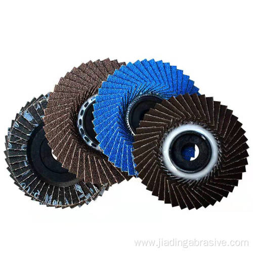 flap disc for sharpening lawn mower blades